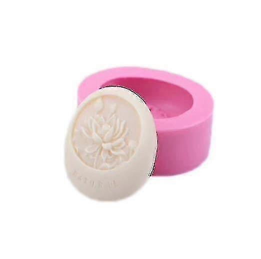 Lotus Pattern Silicone Soap Mold