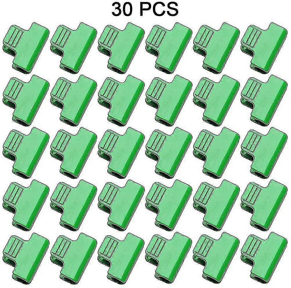 Lie 30pcs Greenhouse Clamps, Plant Clips, Film Row Cover Netting Tunnel Hoop Clip