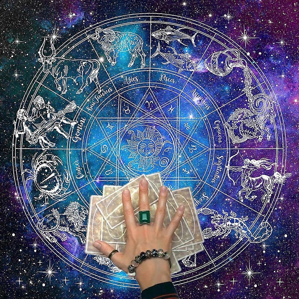 Astrology Star Pendulum Dowsing Table Cover Divination Board Game Tablecloth