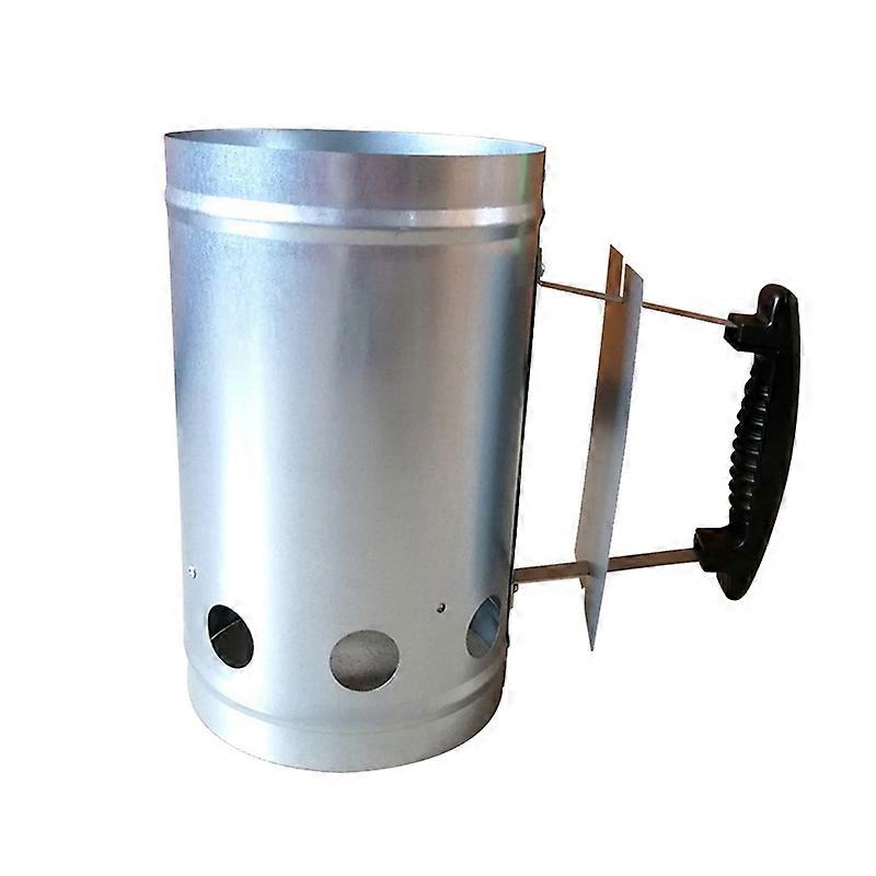 BBQ Tool Handled Camping Charcoal Fireplace Ignition Starter Fire Stove Bucket KAESI