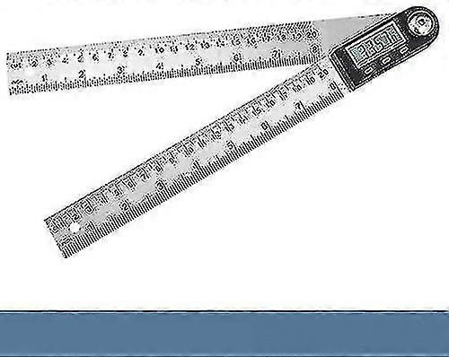 Digital Angle Finder, 0-360stainless Steel Protractor Angle Ruler With Lcd Display, 8 Inch Multi Angle Gauge With Hold And Locking Function For Woodwo