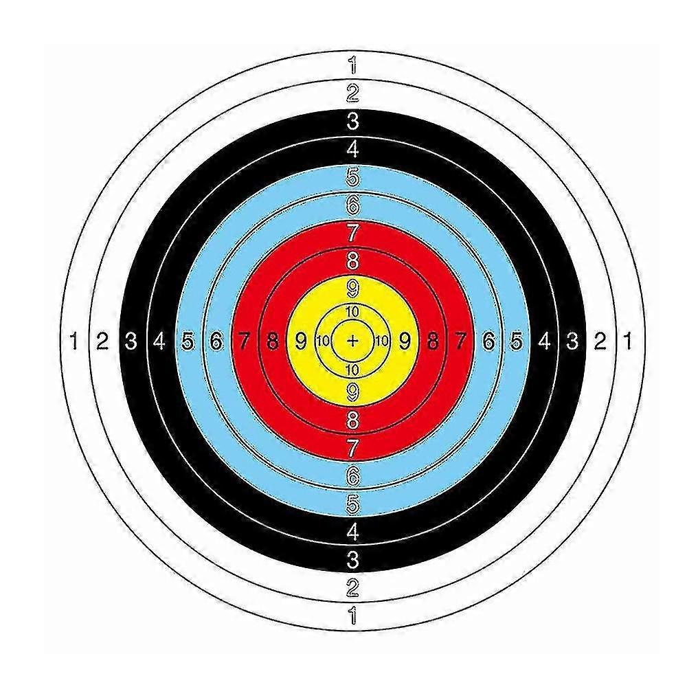 Archery Target Face, 30 Pcs Archery Shooting Paper Target Square Archery Training Paper