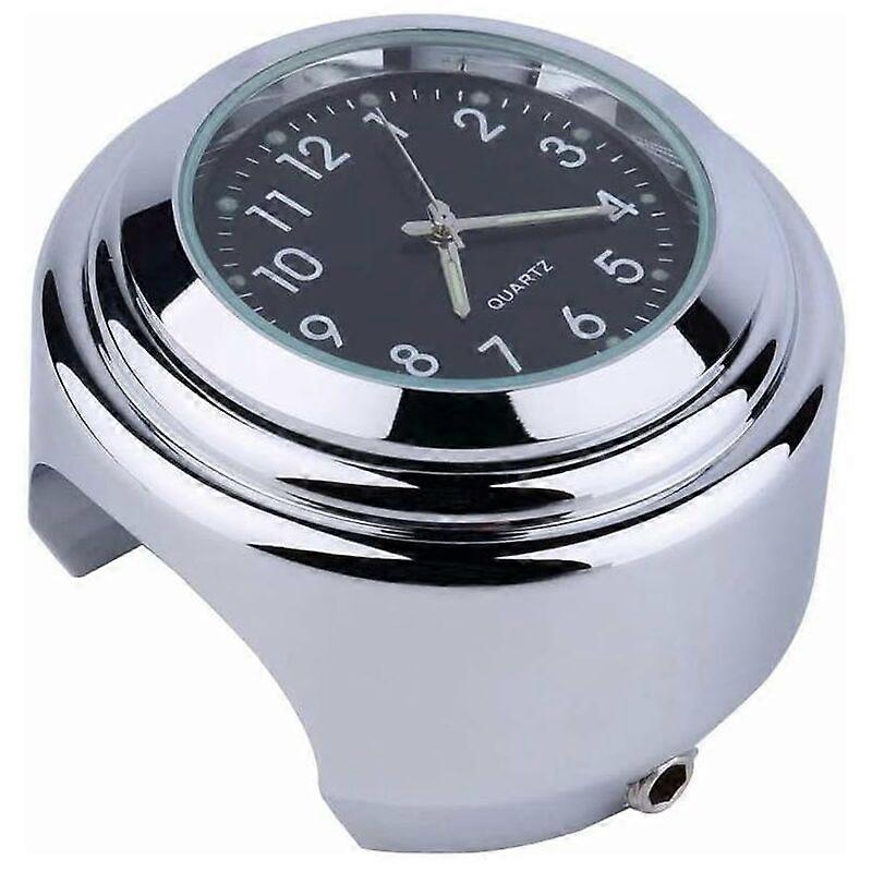 Motorcycle Handlebar Clock, Universal Waterproof Motorcycle Handlebar Luminous Motorcycle Clock, With Fluorescent Effect, Suitable for Harley