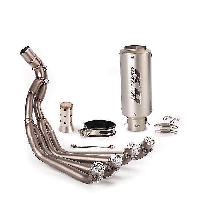 For Honda CB650F CB650R CBR650 CBR650F 2014-2020 Motorcycle Exhaust System Front Link Pipe Slip On Muffler Baffler DB Killer