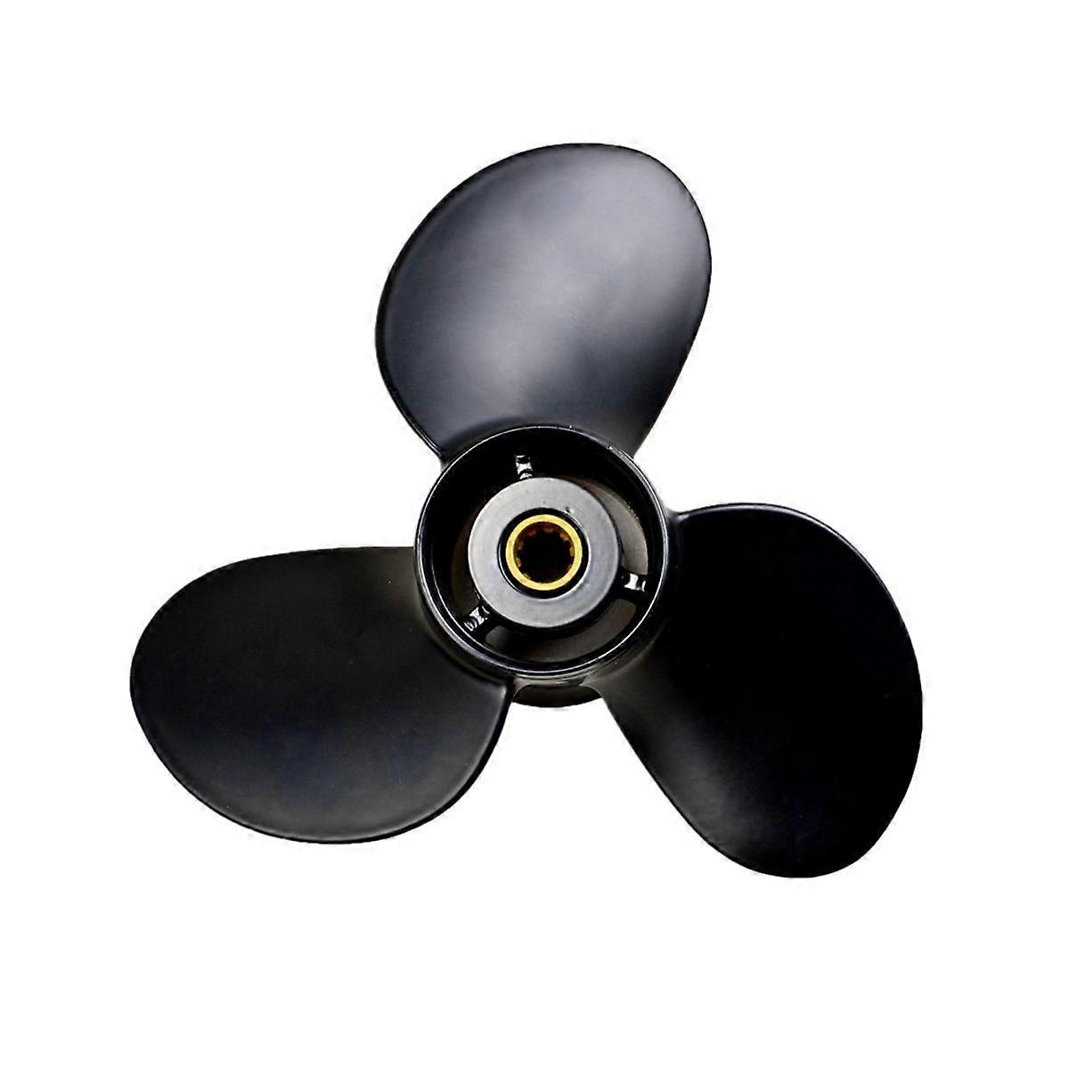 Outboard Propeller 9 1/4X10 58100-93733-019 for 8 9.9 15 20 Motor, 3 Blade, 10 Spline, Marine