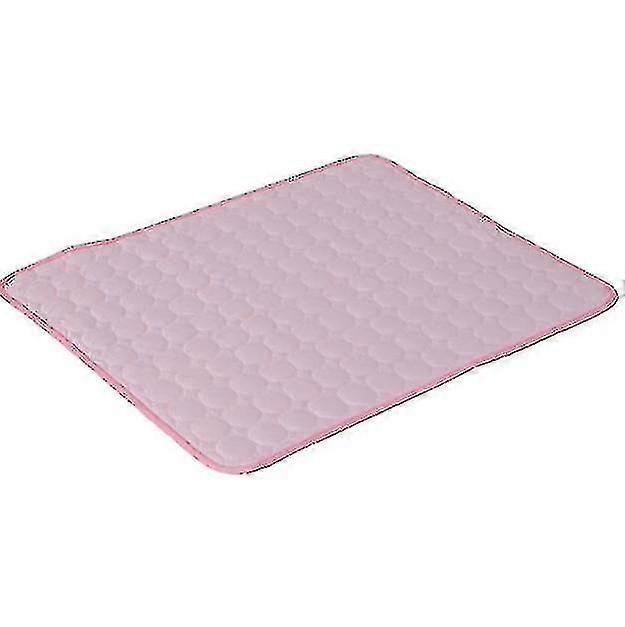 Dog Cooling Mat Sleeping Cooling Pad Washable Ice Silk Cool Blanket For Kennel Sofa Bed