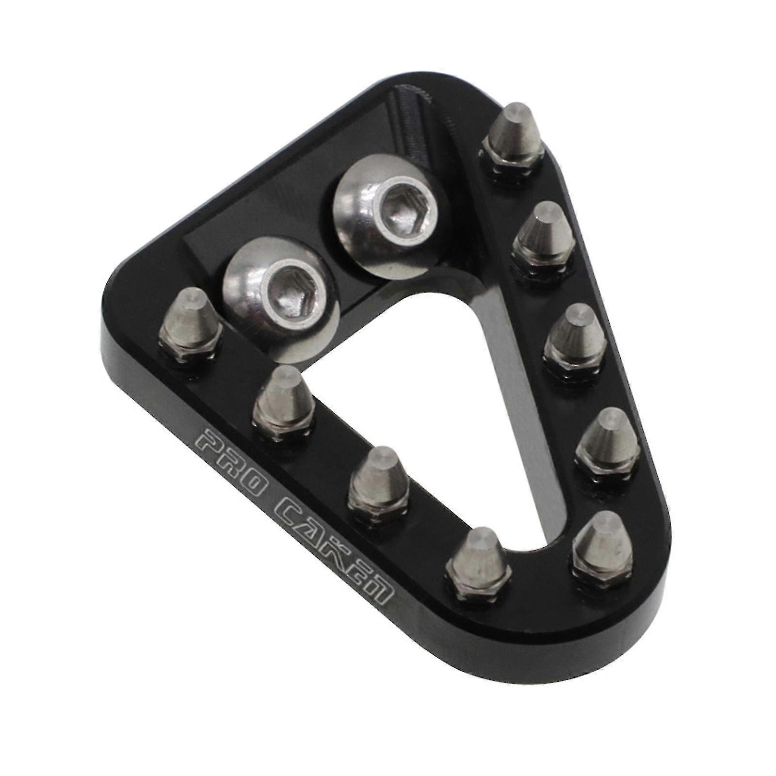 Cnc plus large Pied Frein Pédale Levier Step Tip Plate Repose Pour Exc Moto