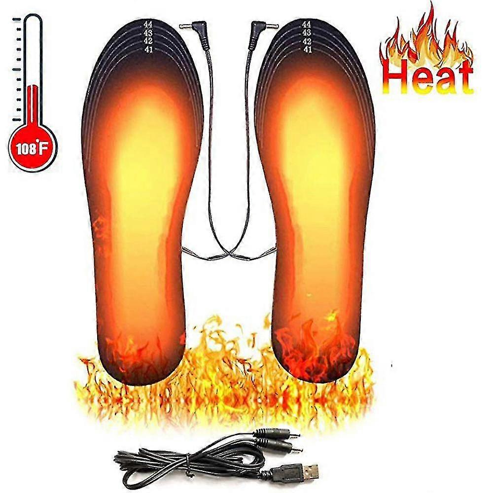 Unisex Usb oppvarming innersåle