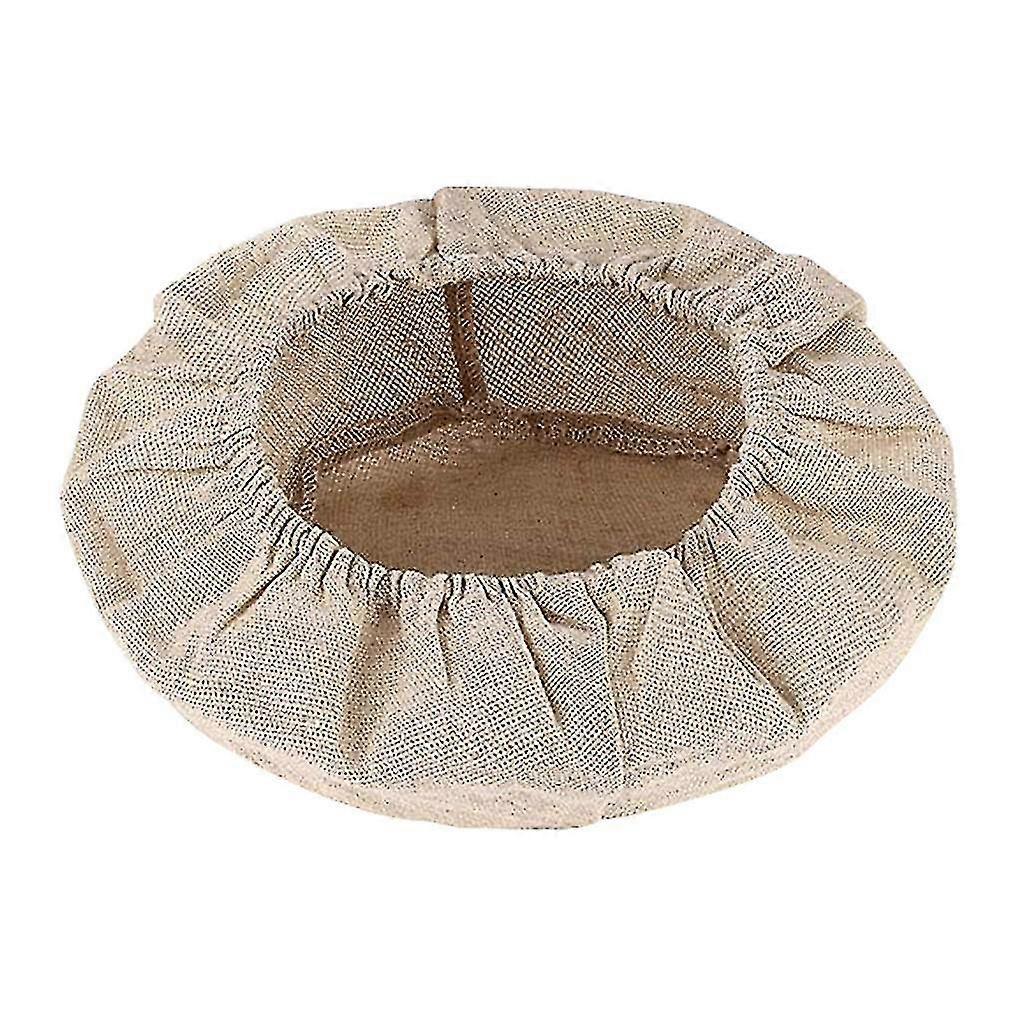6pcs Brot Fermentation Korb Abdeckung Flachs Leinen Baumwolltuch