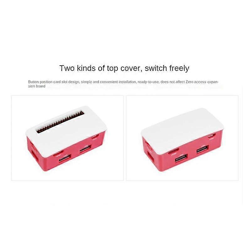4-Way USB2.0 Expansion Board+Shell Kit for Zero 2W/Zero W/Zero WH Motherboard USB2.0 Hub Expansion