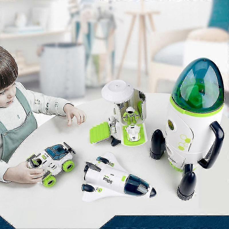 Space Rocket Toy Astronaut Spaceship Toy Kids Early Education Toy ...