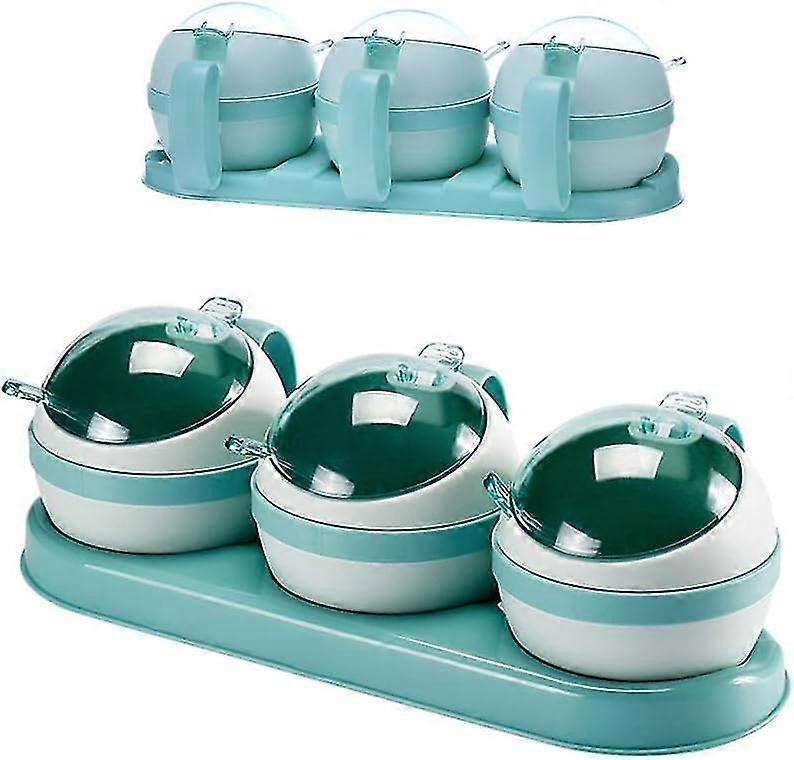 Seasoning Box, Seasoning Rack Spice Pots, Storage Container Condiment Jars Chumian