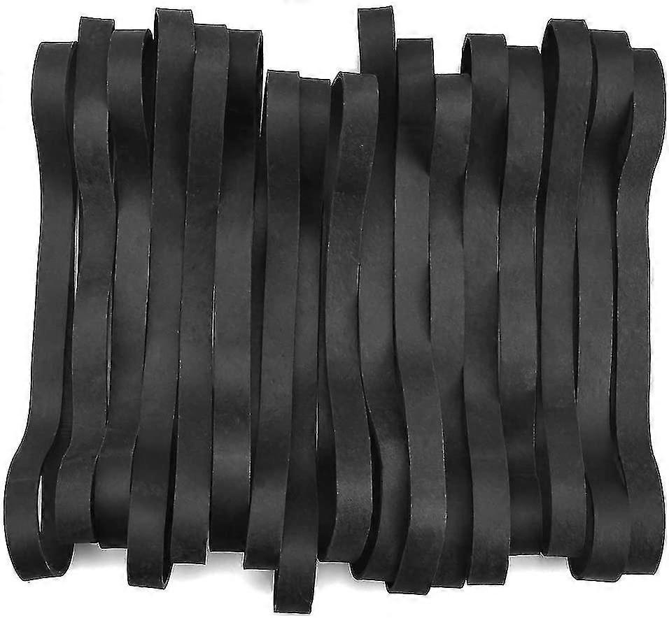 35 Pcs Black Rubber Elastic Bands Set Of Large Thick Elastic Bands Durable