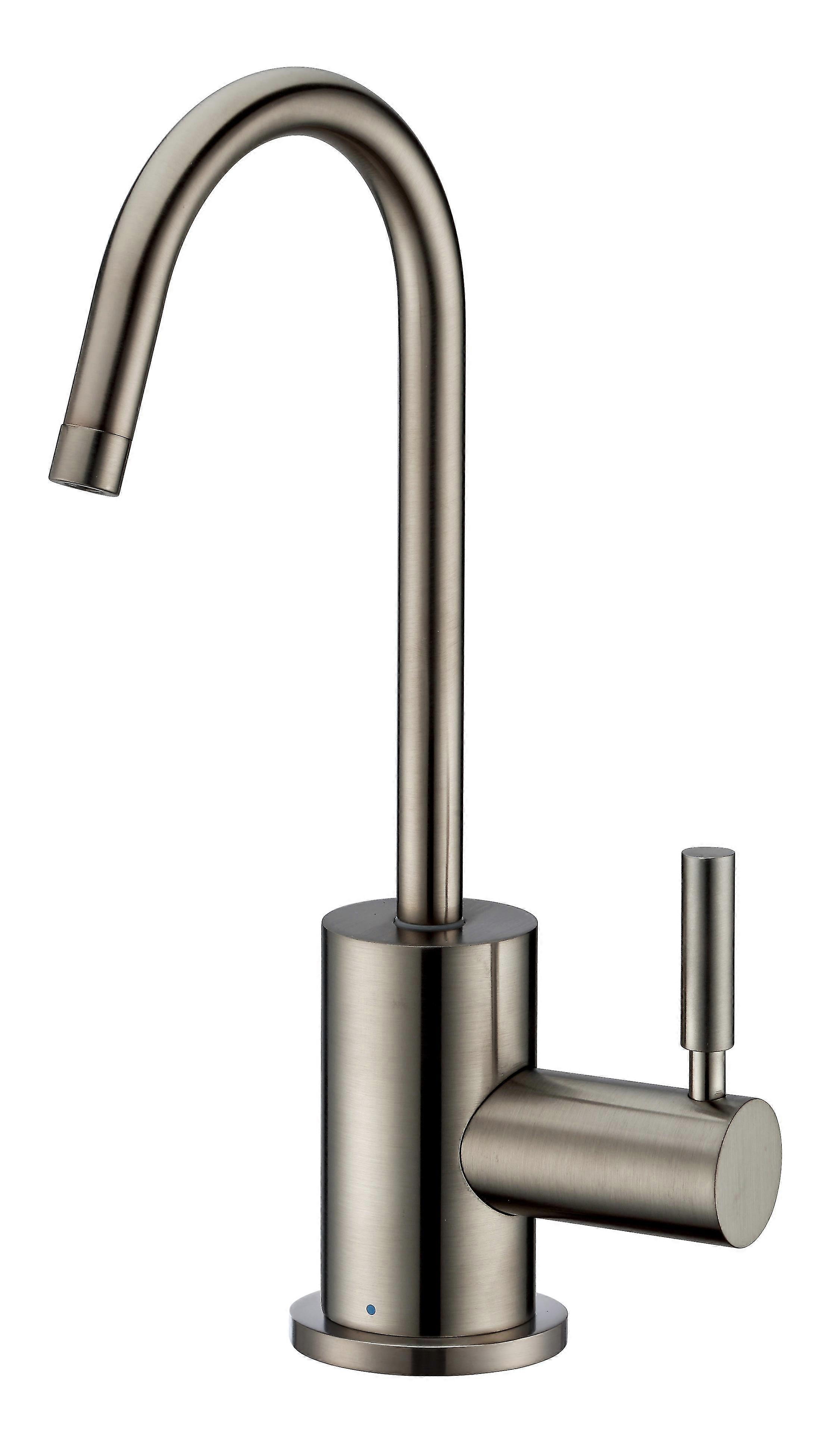 Point Of Use Cold Water Drinking Faucet With Gooseneck Swivel Spout  - Brushed Nickel
