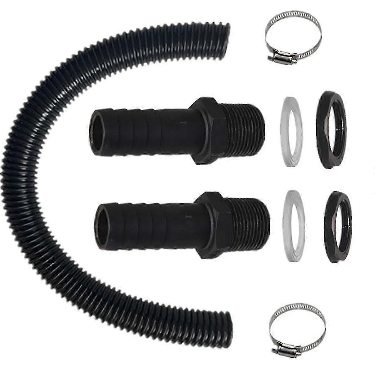 Rain Barrel Connection Set Include Connection Hose, Rain Barrel Bushing Rain Collector Rain Barrel