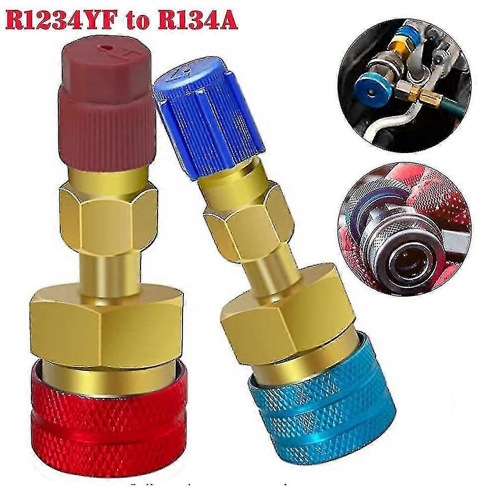 2pcs Quick Connector Adapts R1234yf To R134a High Quick Couplers Connecteurs