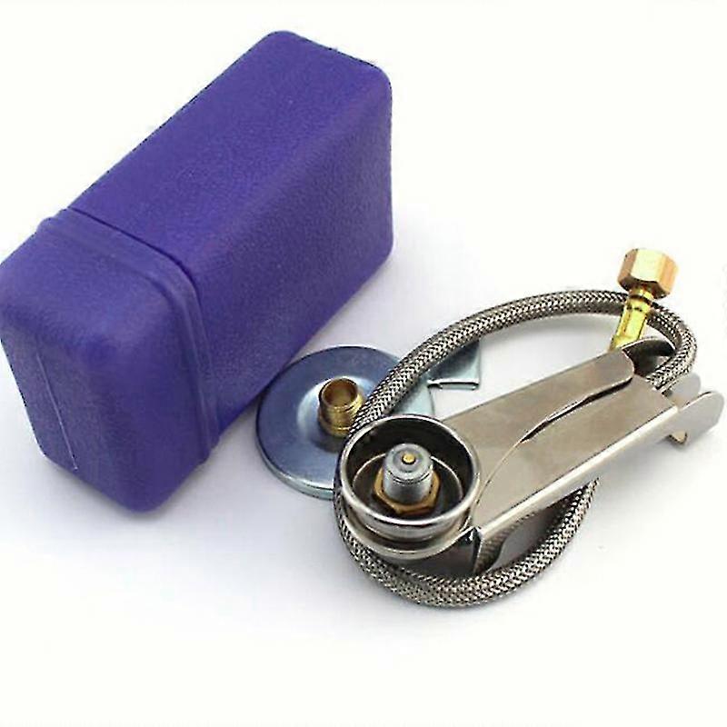 1 Set Picnic Camping Aragaz Split Convertor Conector rezervor de gaz Adaptor