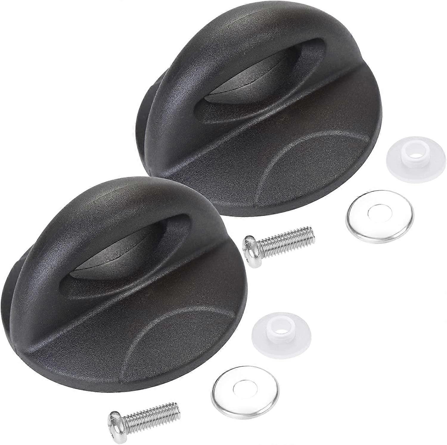 Set of 2 Universal Replacement Knobs for Glass Pot Lids with Screws