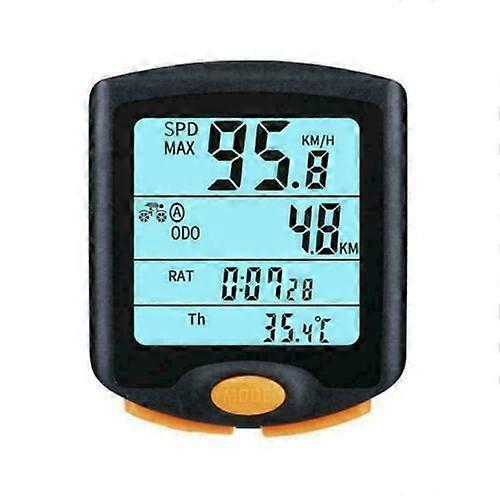Waterproof Speedometer Wireless LCD Bike Computer Speedometer Odometer Bicycle