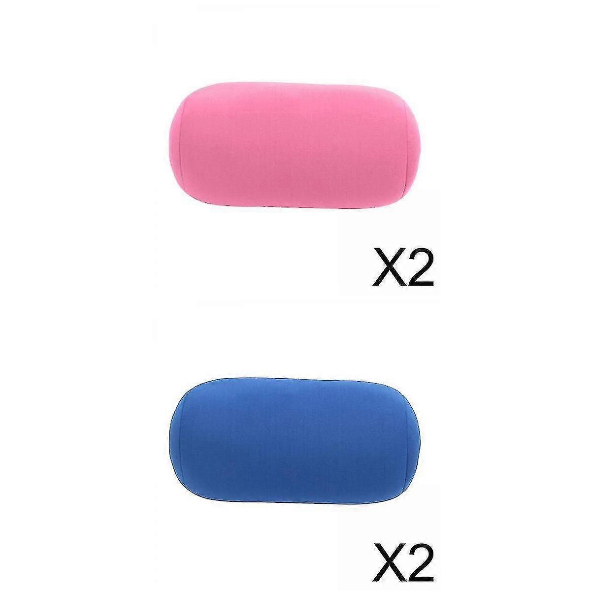 4pcs Microbead Back Cushion Throw Pillow Sleep Neck Office Travel Support-CE