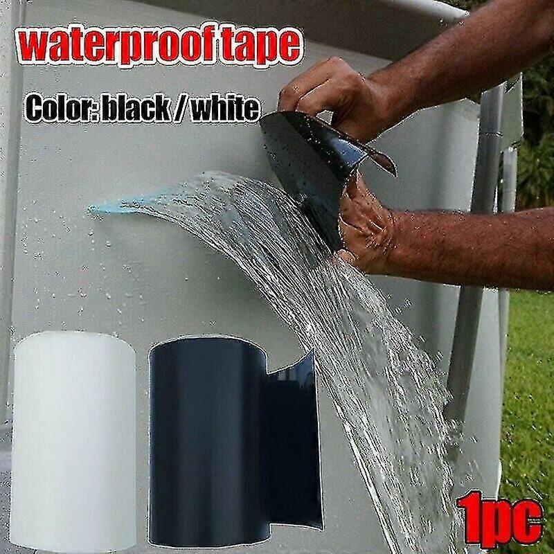 Super Strong Waterproof Tape Joint en caoutchouc Stop Leaks Tape Nouveau 2022 - Noir