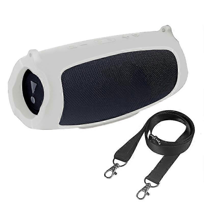 Silicone for Case for Shell Protective Cover With Strap for -JBL Charge 5 Speake