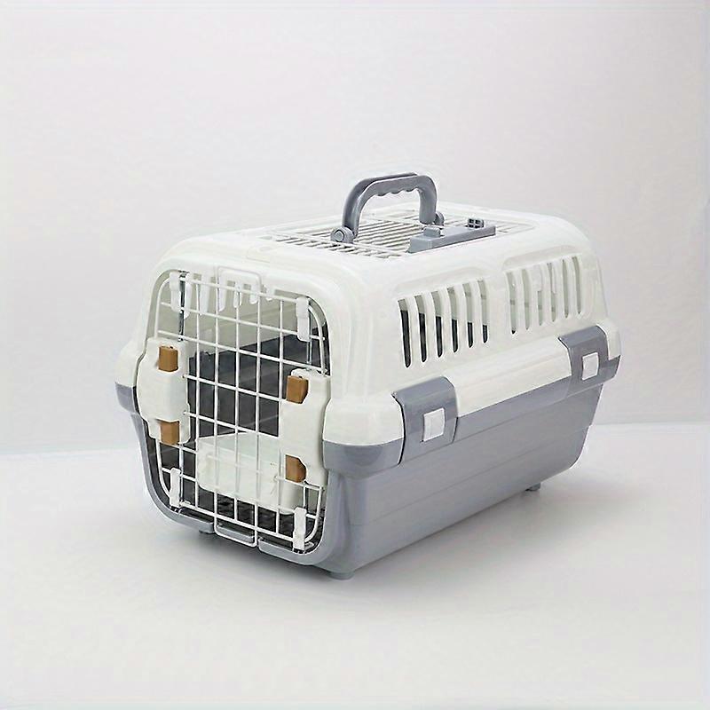 1PC Breathable Large Capacity Pet Aviation Box Cat Carrier Box Cats Outdoor Portable Transport Cage Solid For Dogs Cats