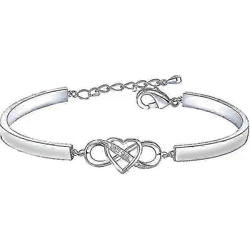 Daughter-in-law Gift Bracelet: Infinity Love Heart Bracelet For Daughter-in-law