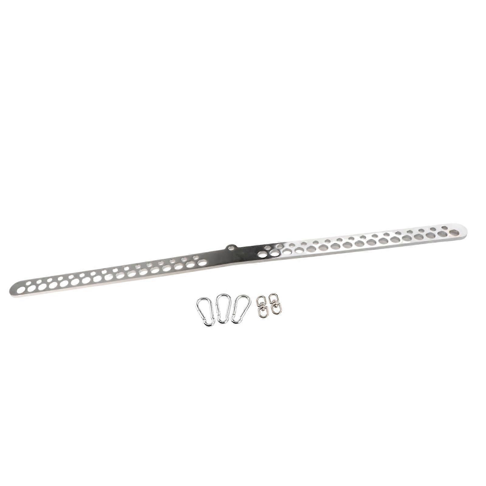 LAT Pull Down T Bar Non Slip Push Down Grip for Back Fitness Muscle Building 98cm Silver