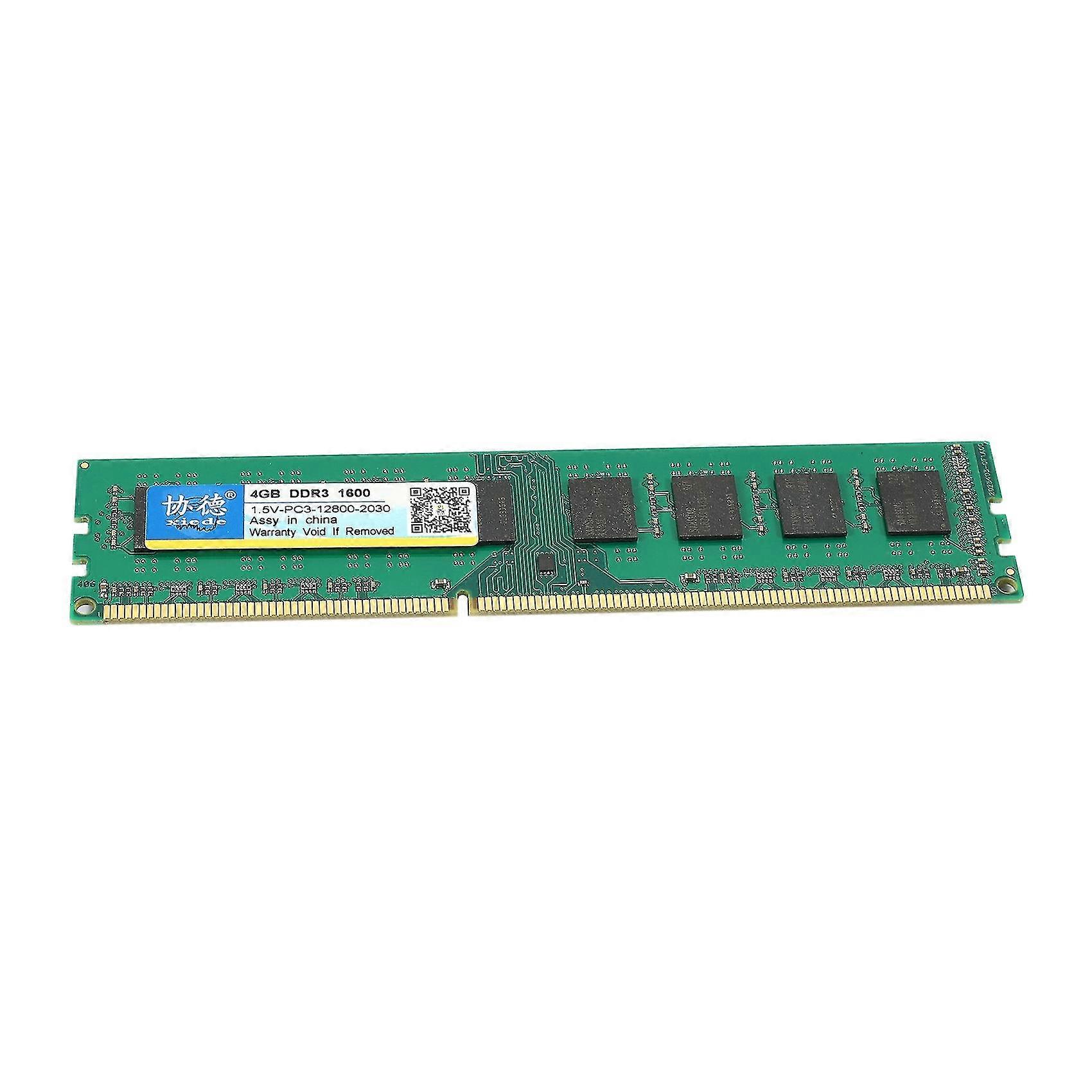 Xiede Desktop Computer Memory Ram Module Ddr3 1600 4gb Pc3-12800 240pin Dimm 1600mhz For Amd X040