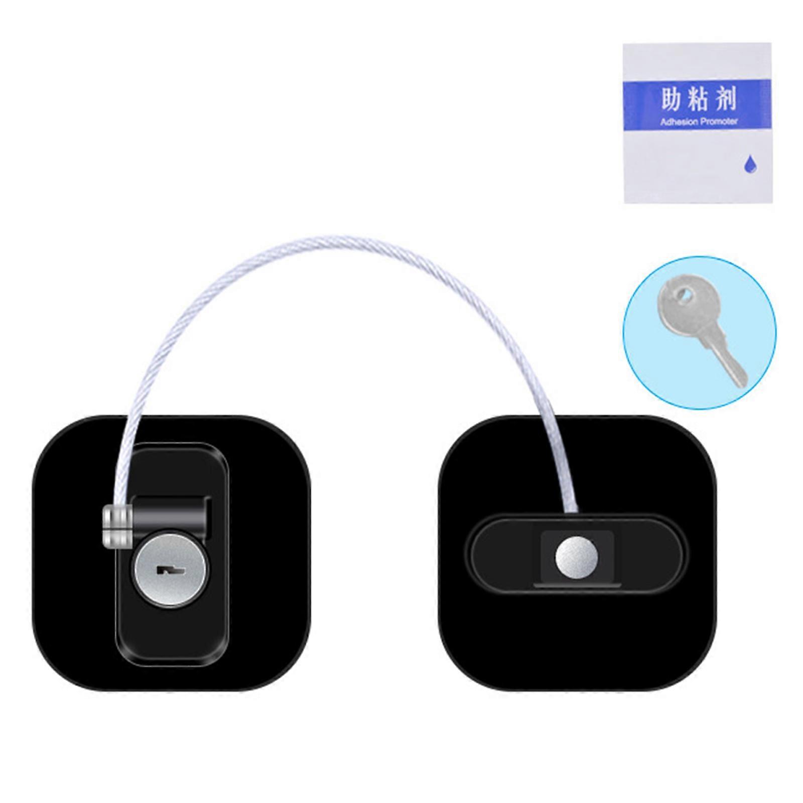 Refrigerator Door Locks, Fridge Lock with Keys, File Drawer and Child Safety Cabinet Lock with Strong Adhesive