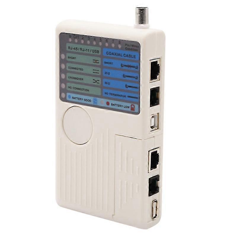 Rj11 Rj45 Usb Bnc Lan Network Cable Tester Remote Lan Cables Tracker Detector 4 In 1 Fast Tester To