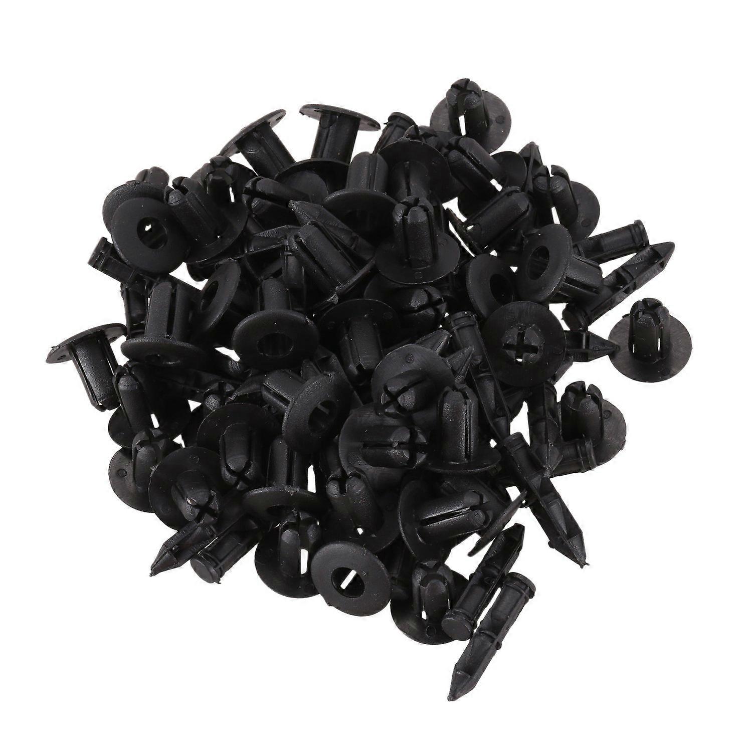 6mm x 12mm Plastic Rivets Car Clips 50 Pcs