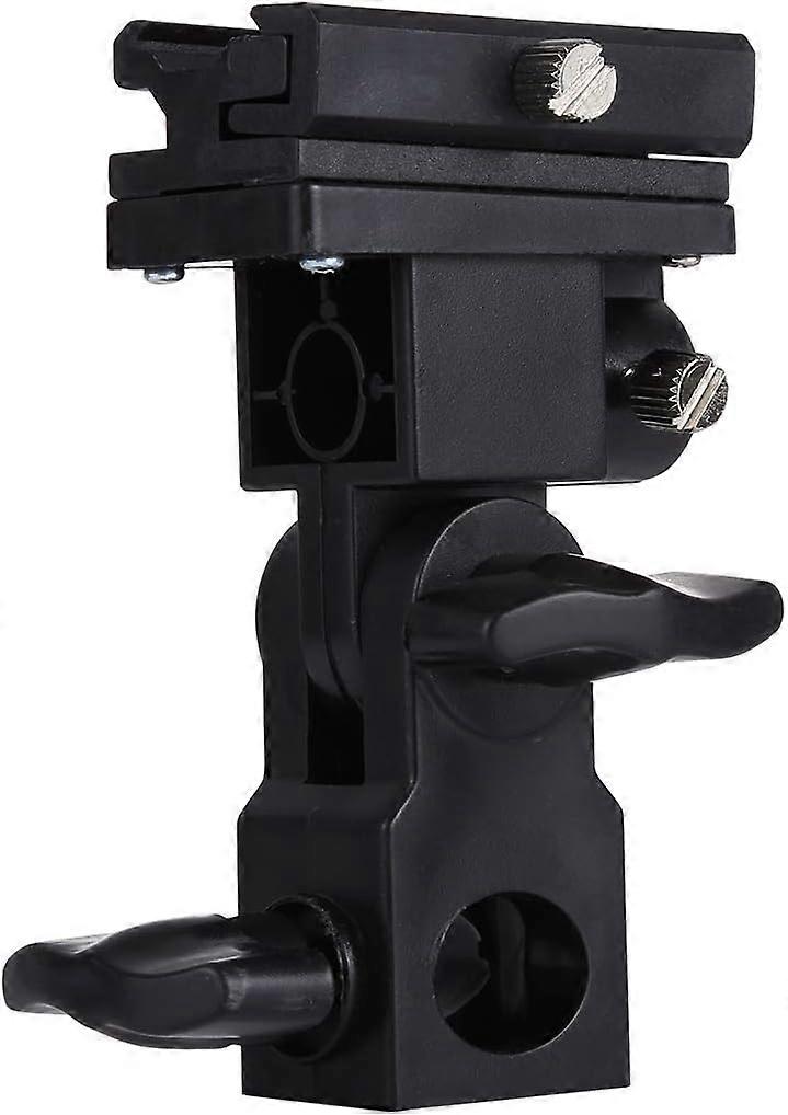 B Type Flash Light Stand Bracket (Black) Premium Quality