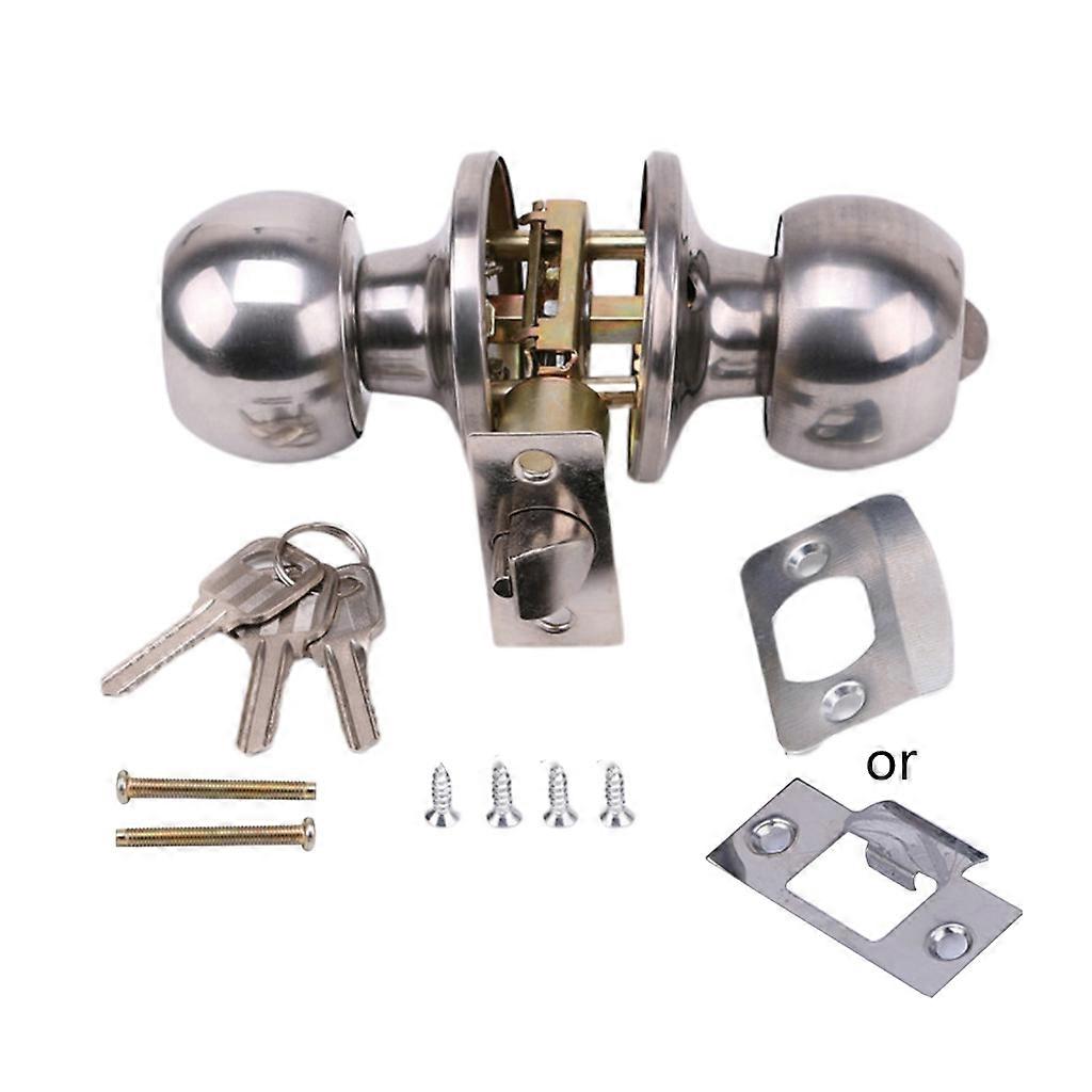 High Quality Stainless Steel Round Door Knobs Knob Handle Internal Round