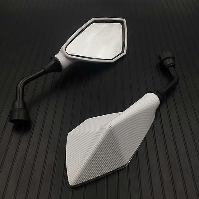 2Pcs/Pair Motorcycle Mirror Scooter E-Bike Rearview Mirrors Electrombile Back Side Convex Mirror 10mm