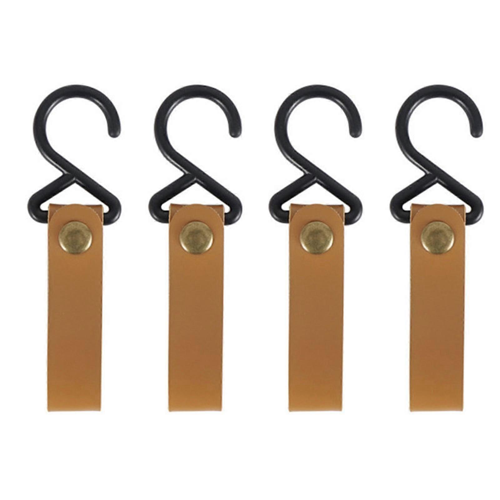 Multifunctional Hook Outdoor Sturdy Camping Accessories Fixed Hook Buckle For Camping(4pcs-light Color