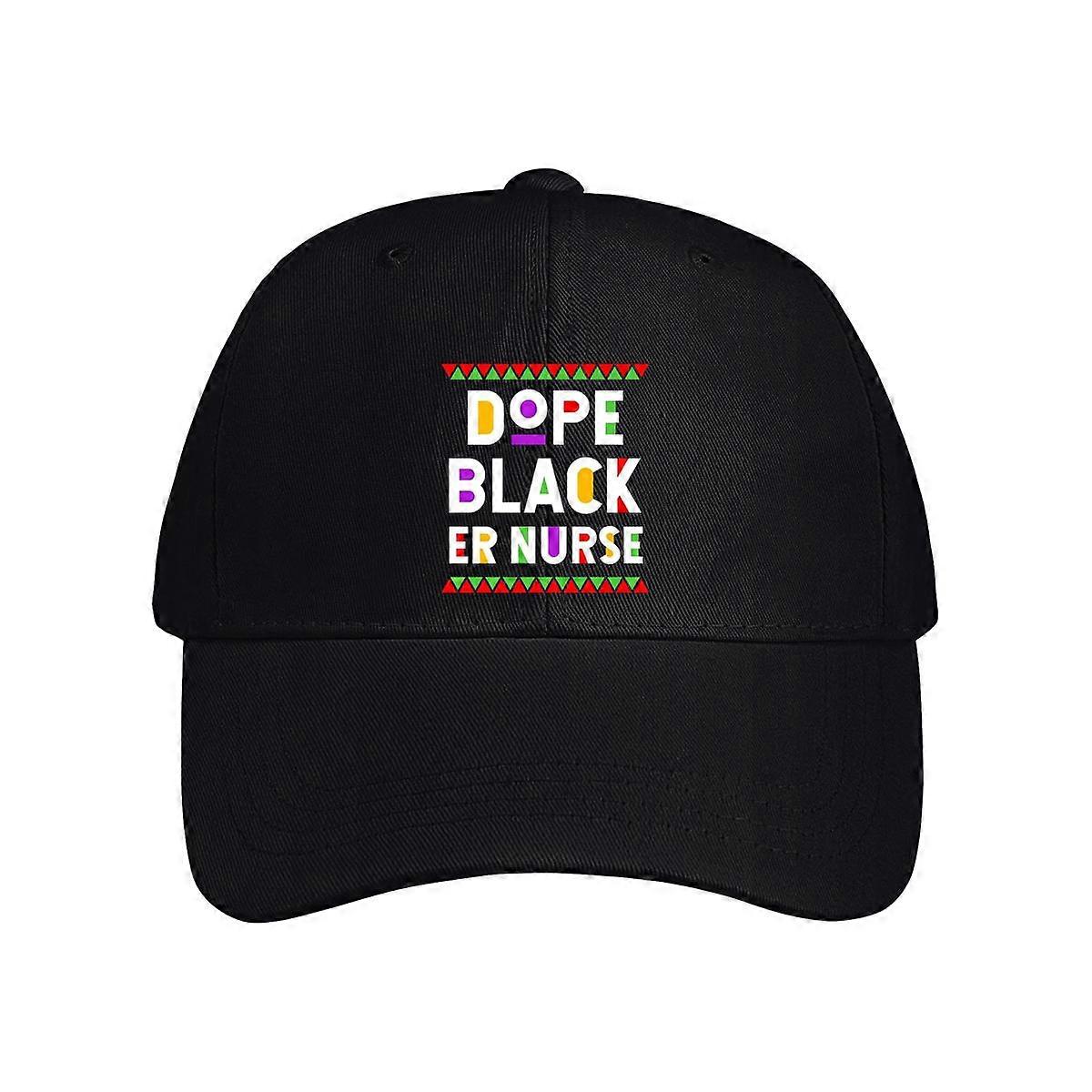 Dope Black Er Nurse Baseball Cap