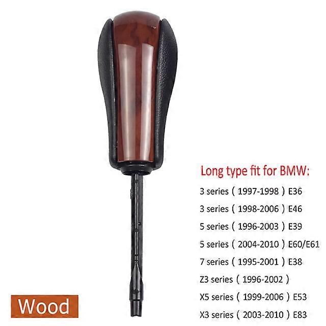Automatic Car Gearbox Handles Gear Shift Knob Stick Lever Head for BMW E39 E46 E53 E60 E61 E63 E64 E83 E81 E82 E87 E90 E91 E92