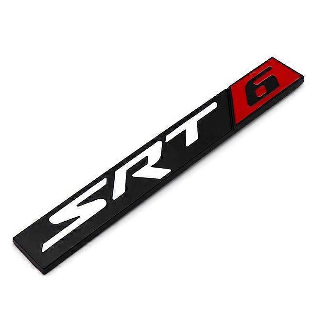 1Piece 3D Metal Car Emblem For SRT SRT6 SRT8 SRT10 SXT SXT6 SXT8 SXT10 Decal Rear Trunk Badge Sticker Styling