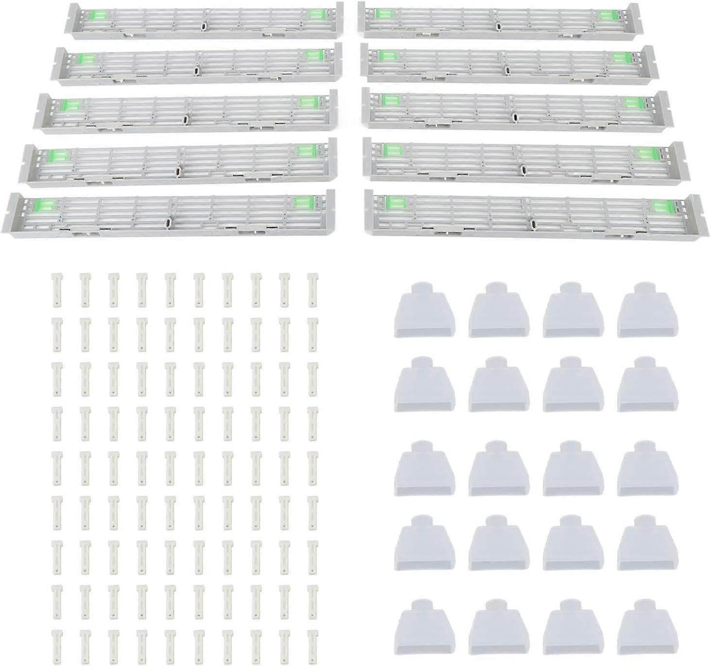 10PCS Beehive Sliding Mouse Guards 10 PCS Beehive Sliding Beehive Sliding Mouse Guards Mouse Guards Free Regulation Reusable Plastic Beehive Travel Ga