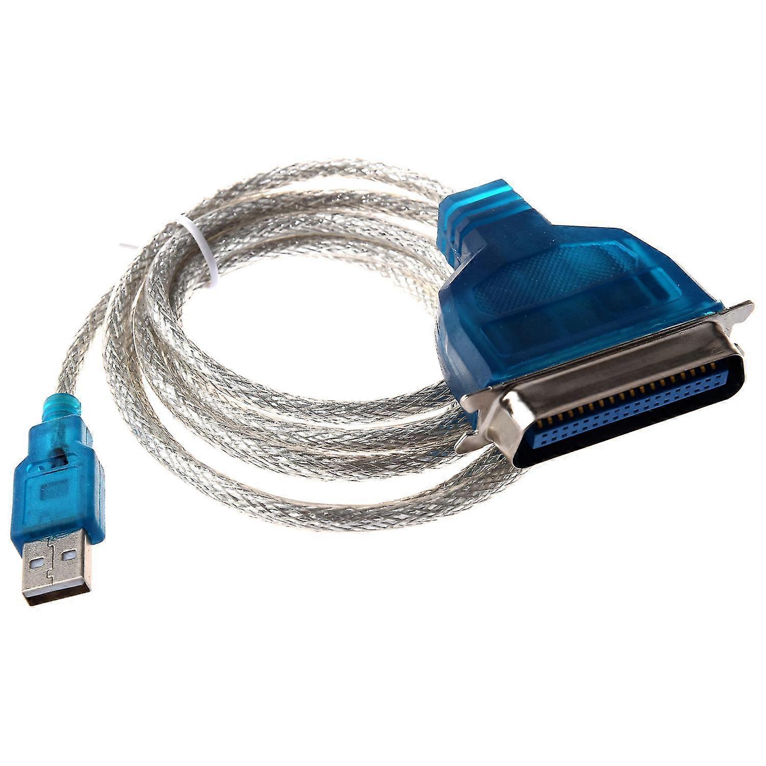 USB إلى محول طابعة IEEE 1284 متوازي كبل كمبيوتر (قم بتوصيل طابعتك المتوازية القديمة بمنفذ USB)