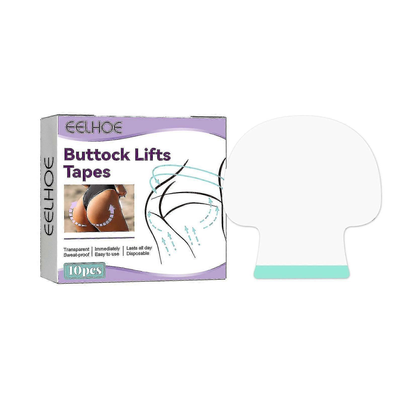 10pcs Buttock Lift Tapes Immediately Transparent Adhesive Sweatpro
