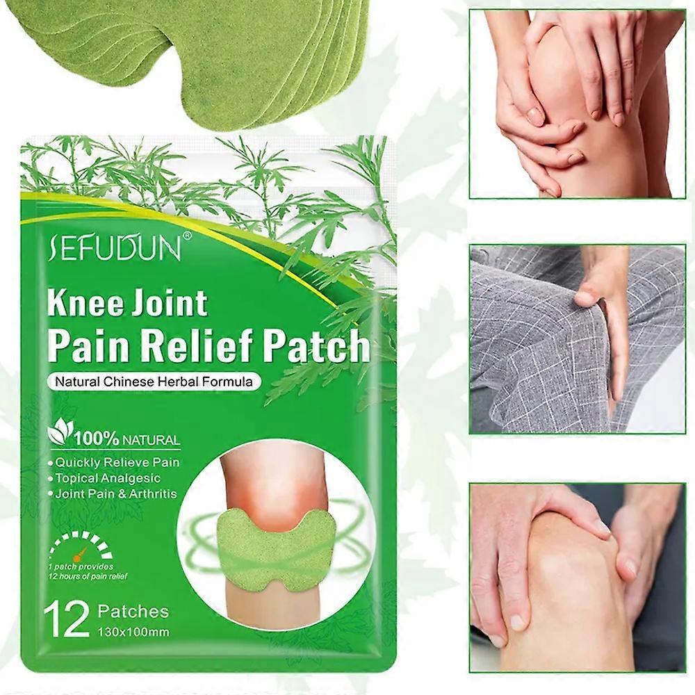 12/24Patches Natural Knee JoInt Patch for Relief Pain Topical Analgesic JoInt Pain & Arthritis