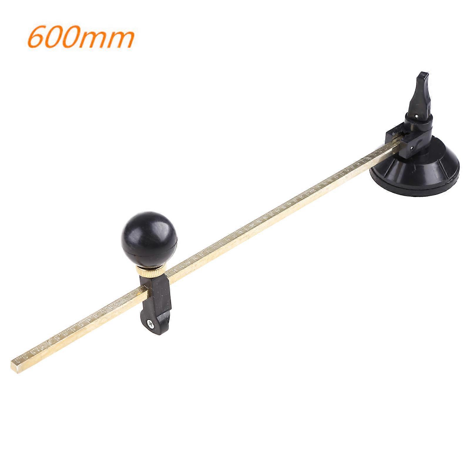 High-precision 6 Wheels Compasses Cutting Compass Glass Cutter with Suction Cup
