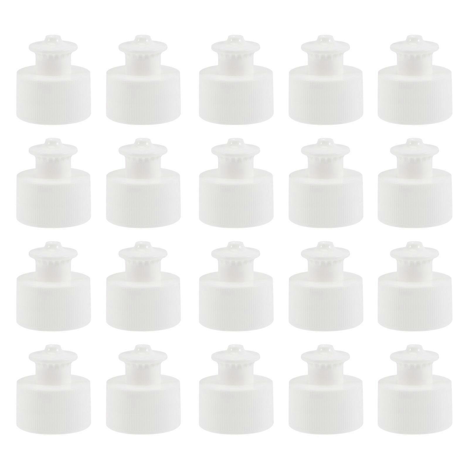 40pcs Push Pull Replacement Caps Leak-proof Reusable Sports Water Bottle Lids