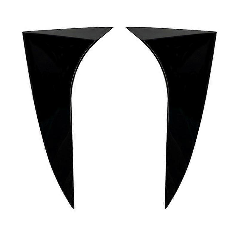 For Ford Focus Hatchback 2015-2018 Side Wing Spoiler Bright Black Decoration