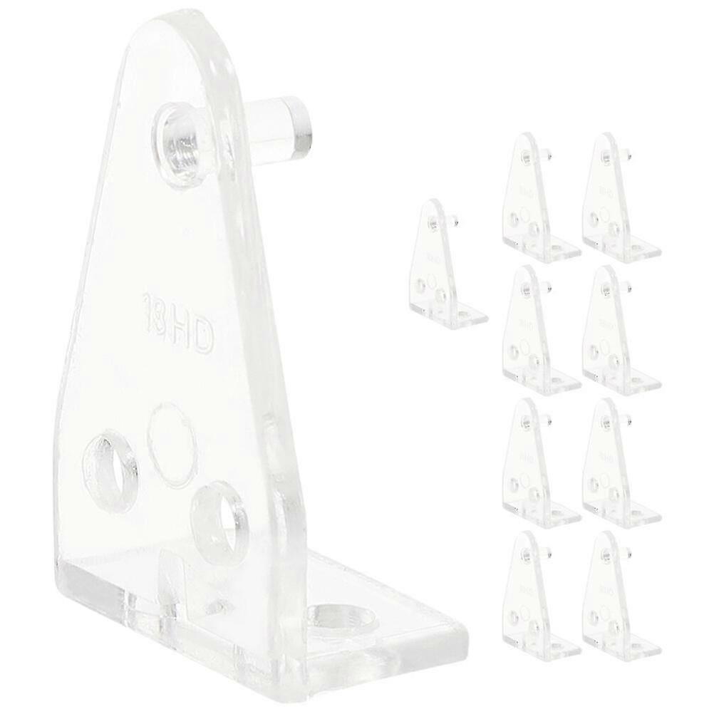 10 Pcs Blinds Hold Down Brackets Blind Bottom Rail Hold Clips Blinds Bottom Clear Brackets-MXBC