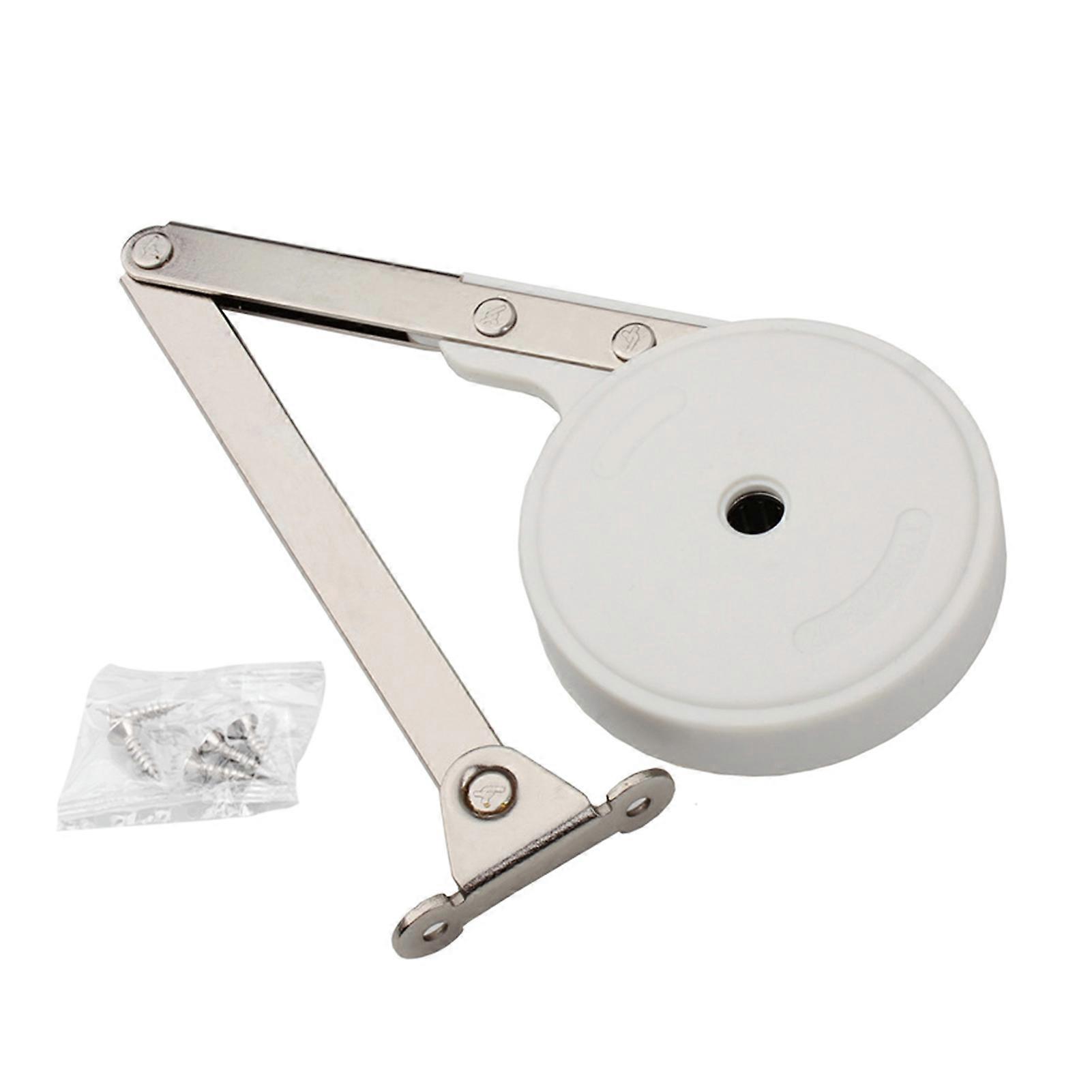 1/2 Pcs Buffer Support Rod Heavy Duty Box Hinges Easy Install Soft Close Lid Support Hinges Storage Trunk Chest Hinges for Wooden Toy Box