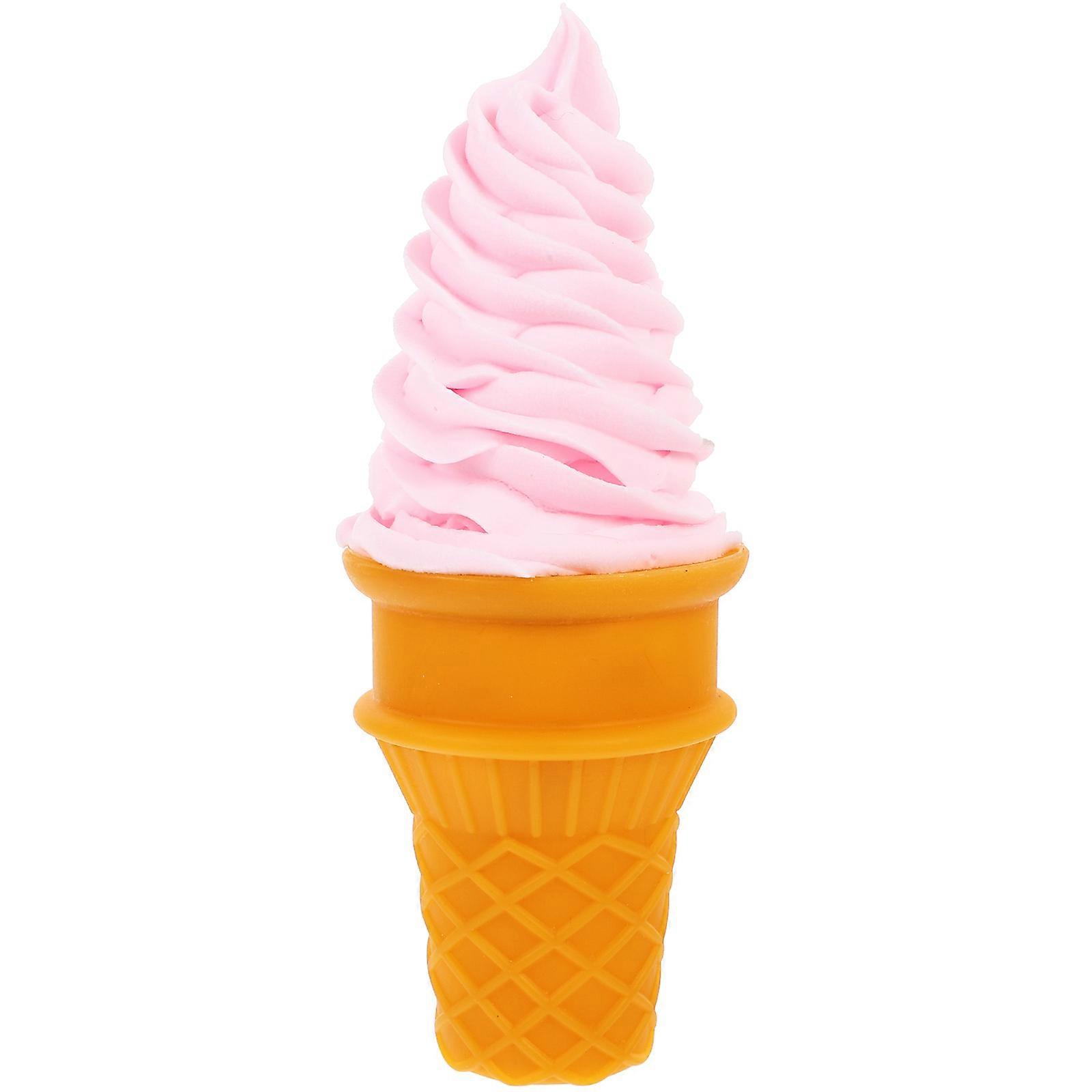 Ice Cream Cone Model Fake Ice Cream Cone Prop Decoration Food Display Prop Artificial Ice Cream Toy